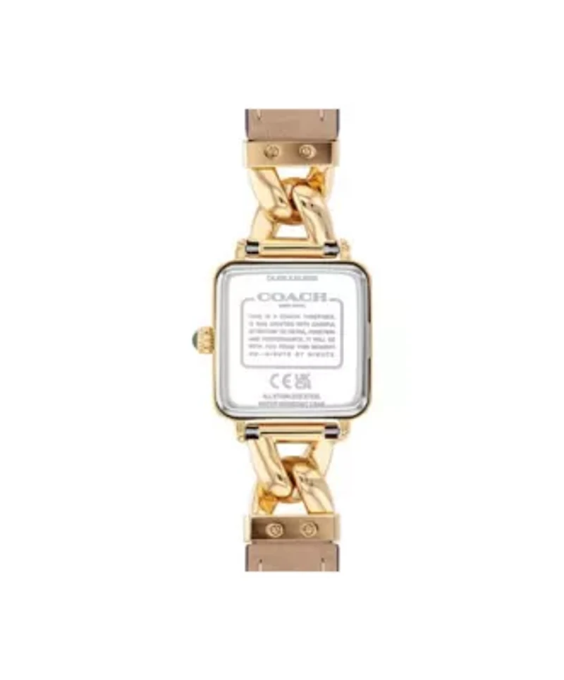 Cass Leather Strap Watch