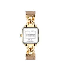 Cass Leather Strap Watch