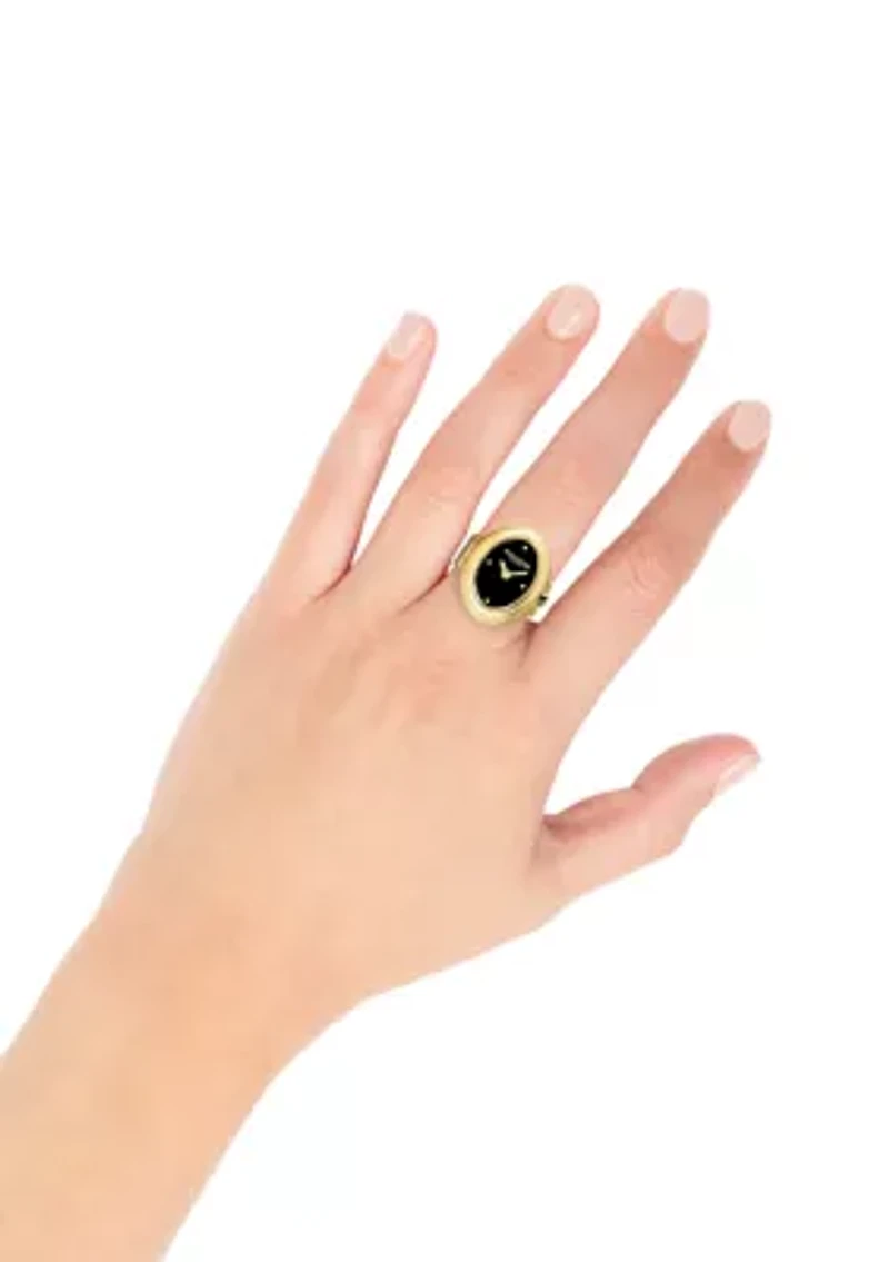 Sammy Stainless Steel Ring Watch