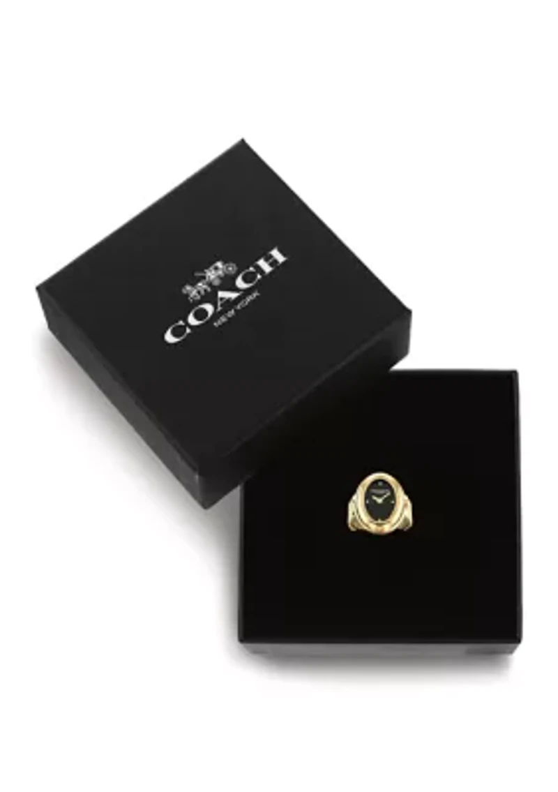 Sammy Stainless Steel Ring Watch