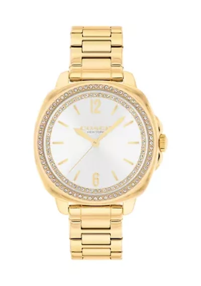 Kitt Gold-Tone Stainless Steel Bracelet Watch