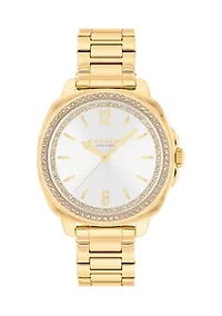  Kitt Gold-Tone Stainless Steel Bracelet Watch