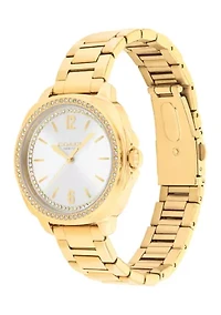  Kitt Gold-Tone Stainless Steel Bracelet Watch