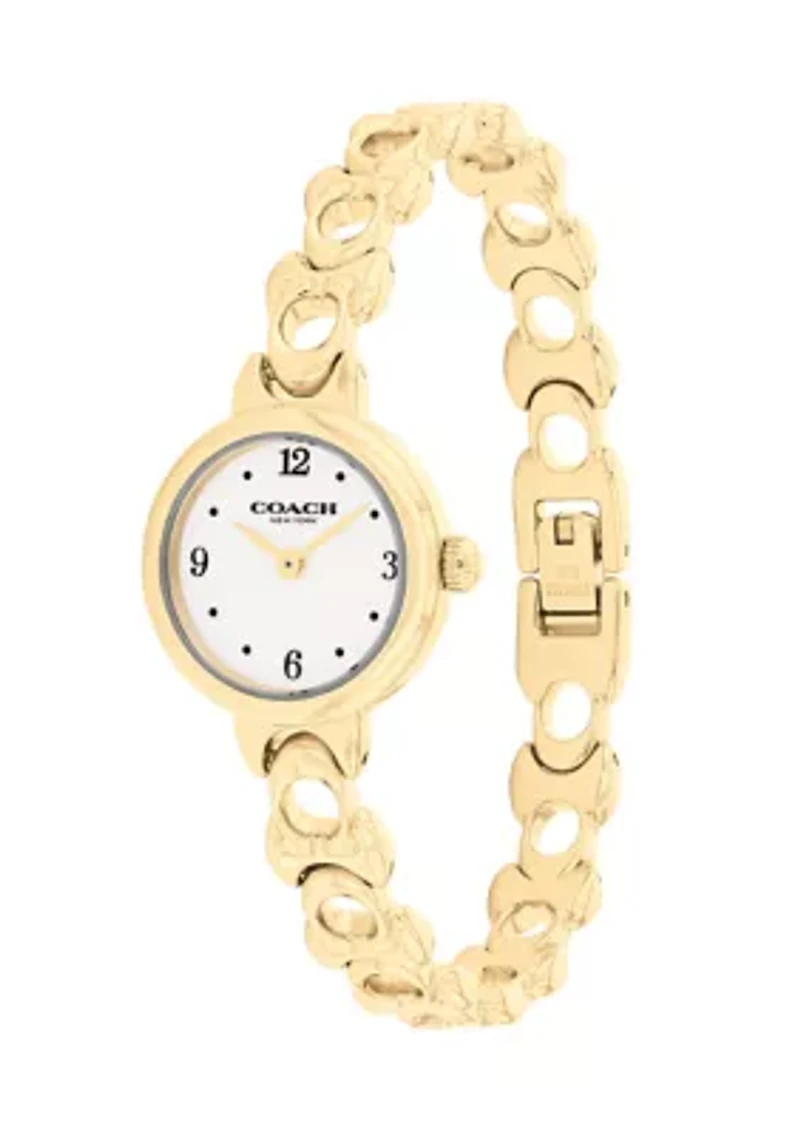 Iris Stainless Steel Signature Bracelet Watch