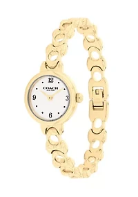 Iris Stainless Steel Signature Bracelet Watch