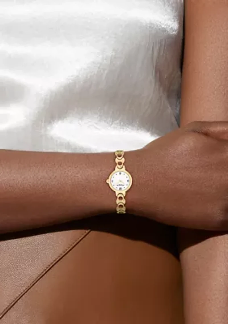 Iris Stainless Steel Signature Bracelet Watch