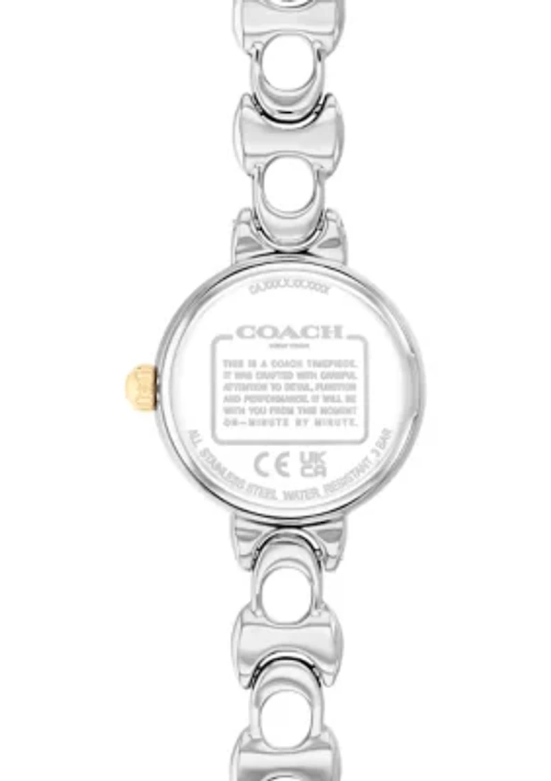 Iris Stainless Steel Signature Bracelet Watch