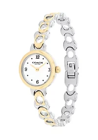 Iris Stainless Steel Signature Bracelet Watch