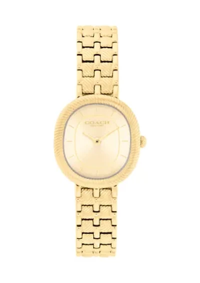 Harlow Gold-Tone Stainless Steel Bracelet Watch