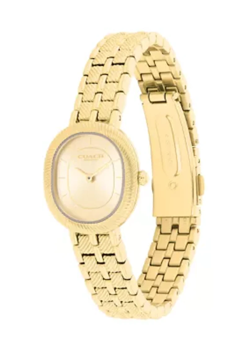 Harlow Gold-Tone Stainless Steel Bracelet Watch