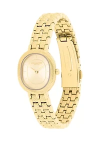Harlow Gold-Tone Stainless Steel Bracelet Watch