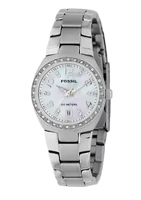 Women's White Glitz Watch
