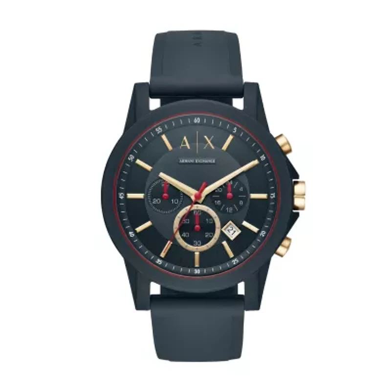 Chronograph Blue Silicone Watch