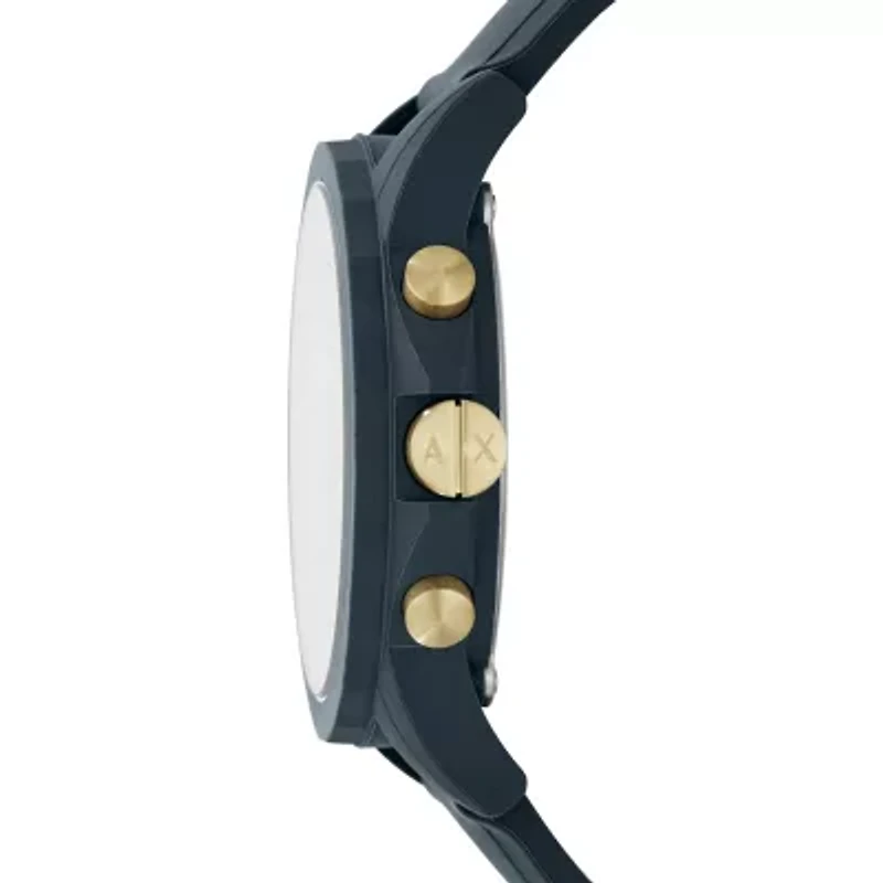 Chronograph Blue Silicone Watch