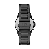 Chronograph Black Stainless Steel Watch
