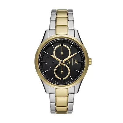 Multifunction Two-Tone Stainless Steel Watch