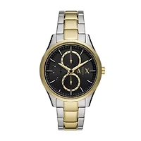 Multifunction Two-Tone Stainless Steel Watch