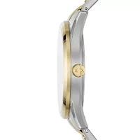 Multifunction Two-Tone Stainless Steel Watch