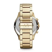 Chronograph Gold-Tone Stainless Steel Watch