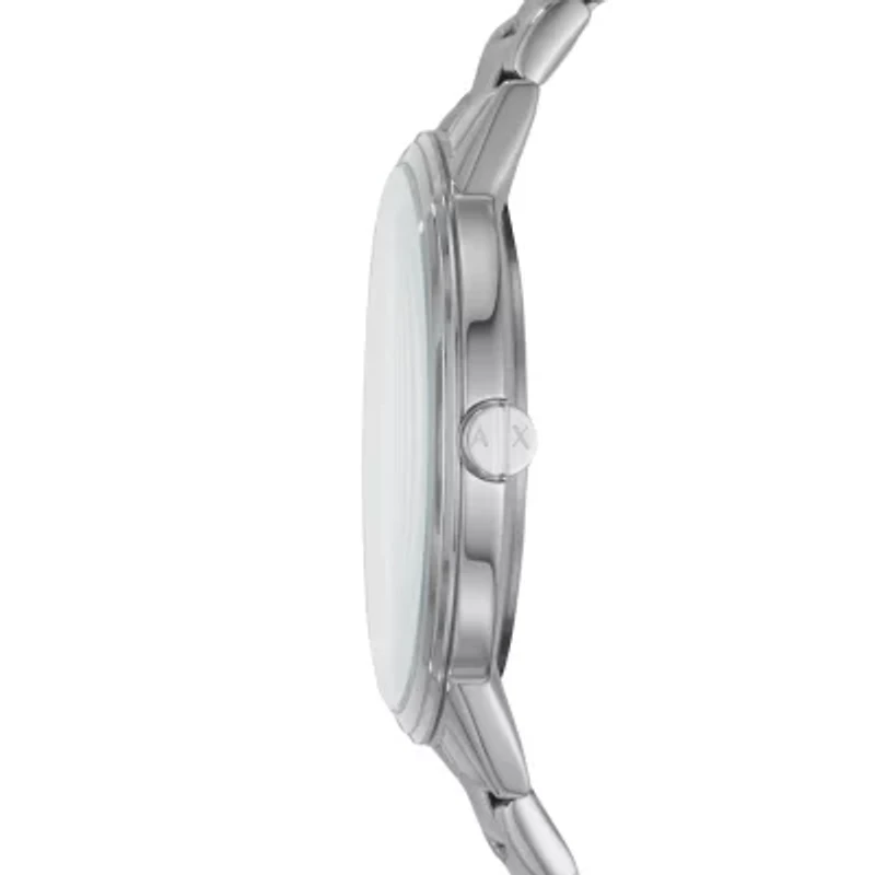 Three-Hand Stainless Steel Watch