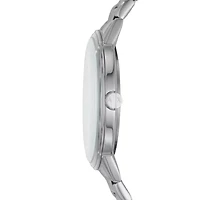 Three-Hand Stainless Steel Watch