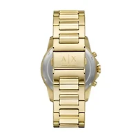 Chronograph Gold-Tone Stainless Steel Watch and Bracelet Set
