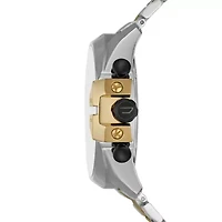 Diesel Men's Mega Chief Chronograph Two-Tone Stainless Steel Watch