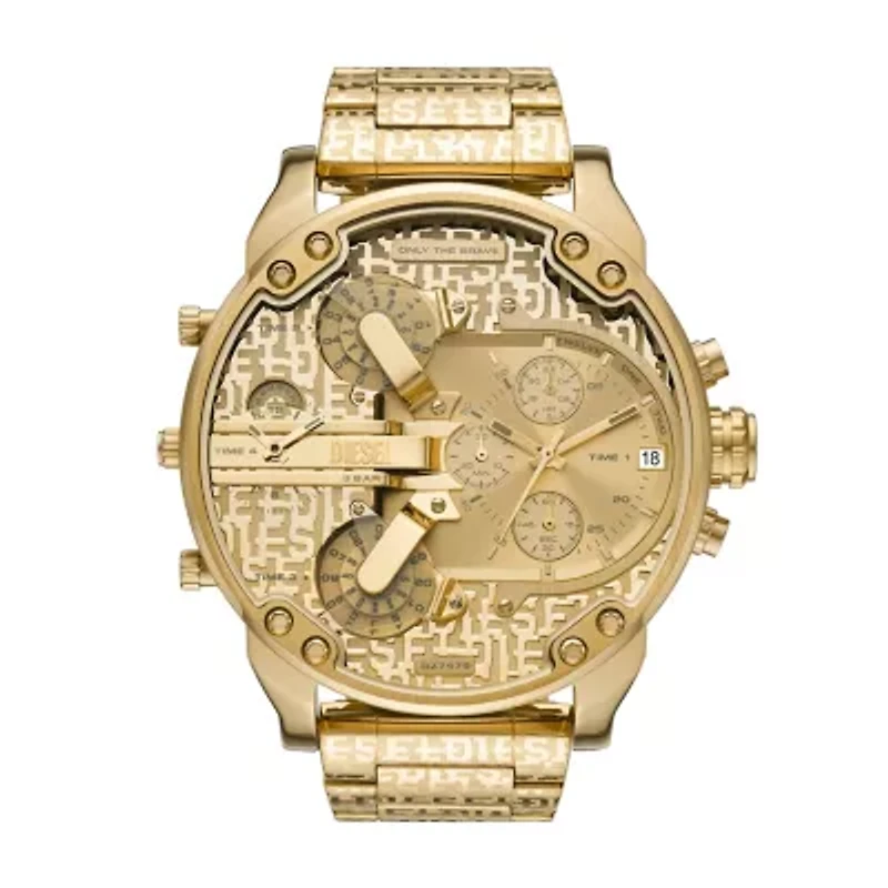 Diesel Men's Mr. Daddy 2.0 Chronograph Gold-Tone Stainless Steel Watch