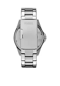 Ladies Silver-Tone Stainless Steel Riley Glitz Watch