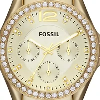 Women's Riley Gold-Tone Glitz Watch
