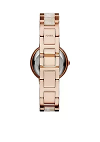 Women's Stainless Steel Virginia Three Hand Glitz Watch