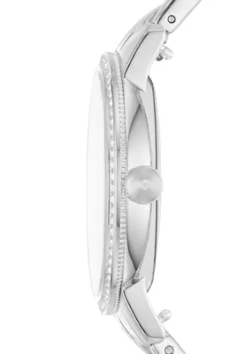 Neely Three-Hand Stainless Steel Watch