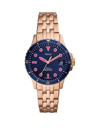 Rose Gold Link Watch