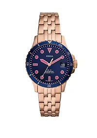 Rose Gold Link Watch