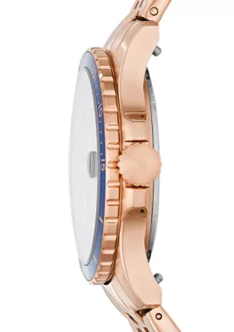 Rose Gold Link Watch