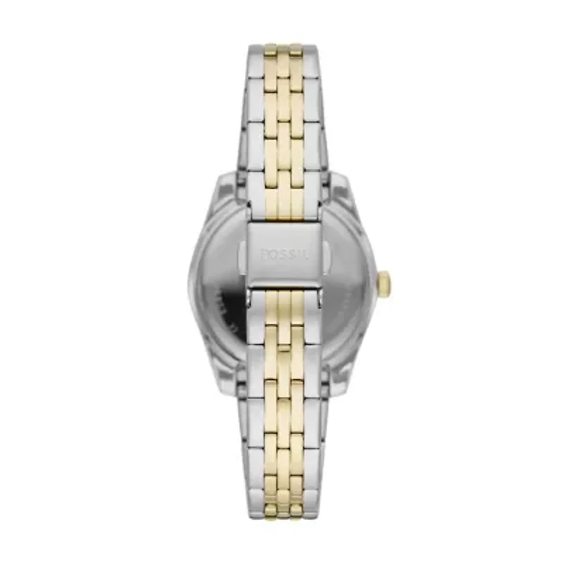 Scarlette Mini Three-Hand Date Two-Tone Stainless Steel Watch