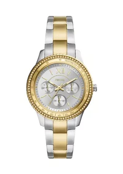Stella Sport Multifunction Two-Tone Stainless Steel Watch
