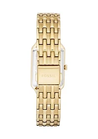 Raquel Three-Hand Date Gold-Tone Stainless Steel Watch