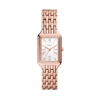 Raquel Three-Hand Date Rose Gold-Tone Stainless Steel Watch