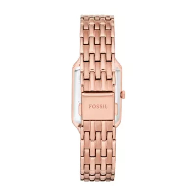 Raquel Three-Hand Date Rose Gold-Tone Stainless Steel Watch