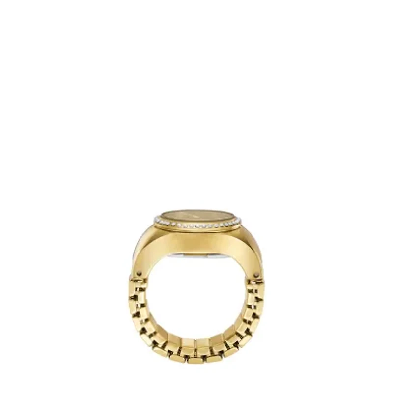 Fossil Women's Watch Ring Two-Hand, Gold-Tone Stainless Steel Watch