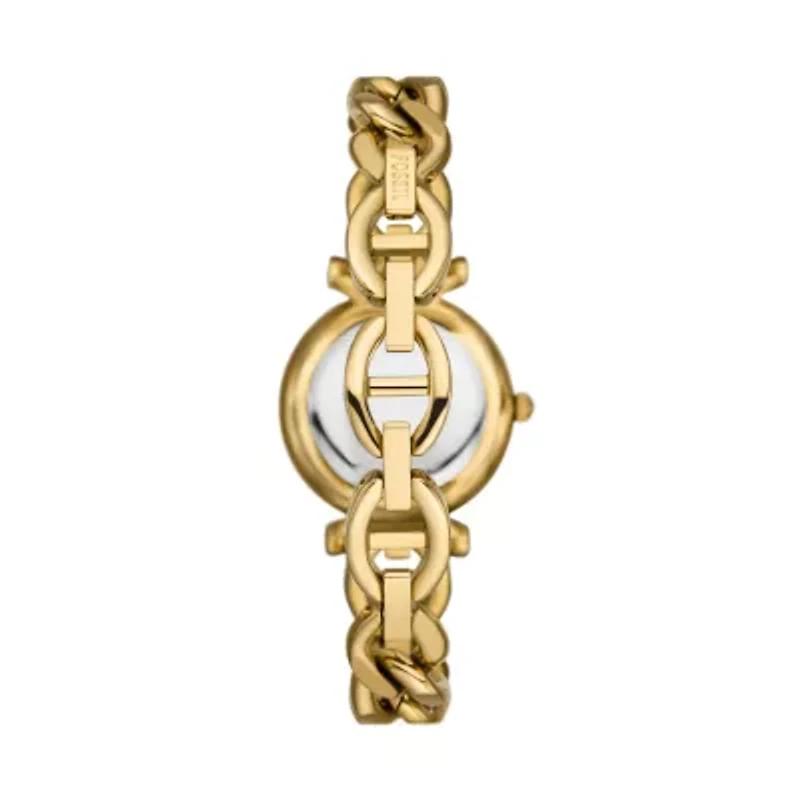 Carlie Three-Hand Gold-Tone Stainless Steel Watch