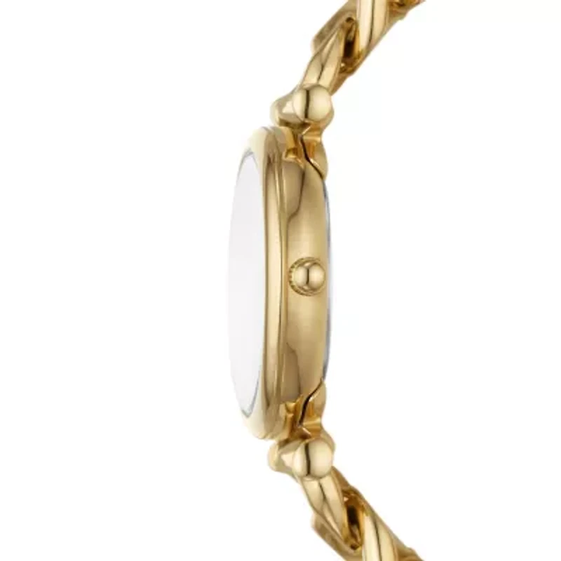 Carlie Three-Hand Gold-Tone Stainless Steel Watch