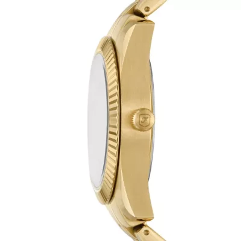 Scarlette Three-Hand Date Gold-Tone Stainless Steel Watch