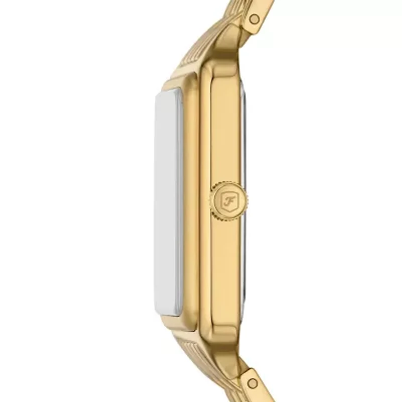 Raquel Three-Hand Date Gold-Tone Stainless Steel Watch