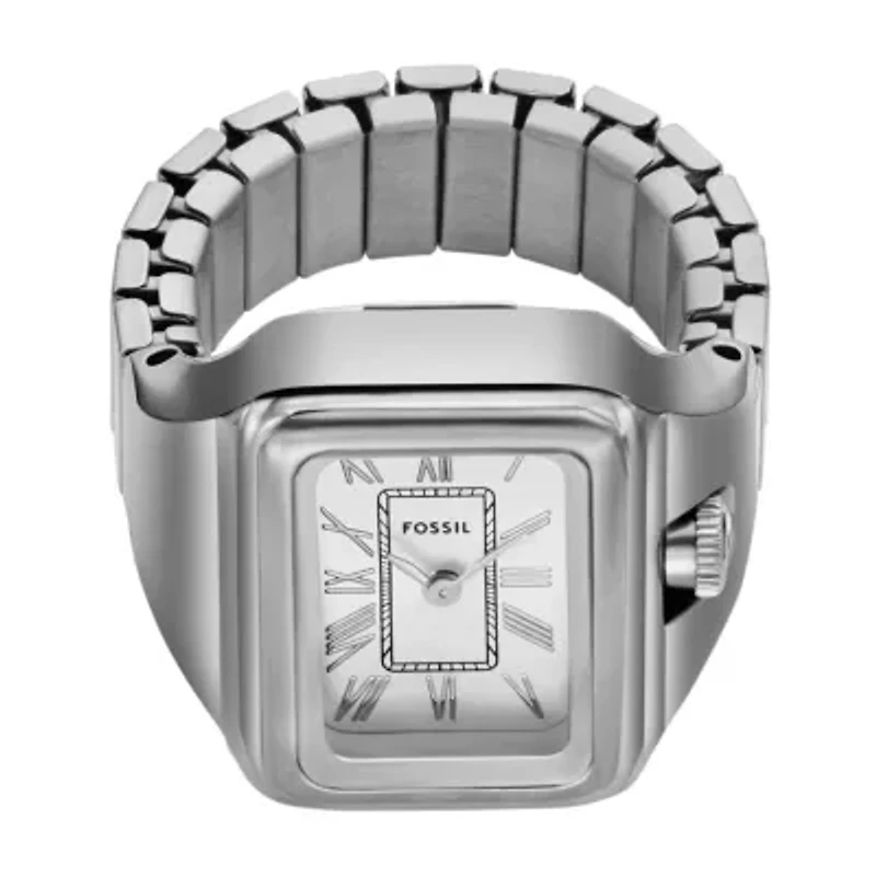 Raquel Watch Ring Two-Hand Stainless Steel