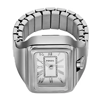 Raquel Watch Ring Two-Hand Stainless Steel