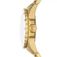 Fossil Blue Dive Three-Hand Gold-Tone Stainless Steel Watch