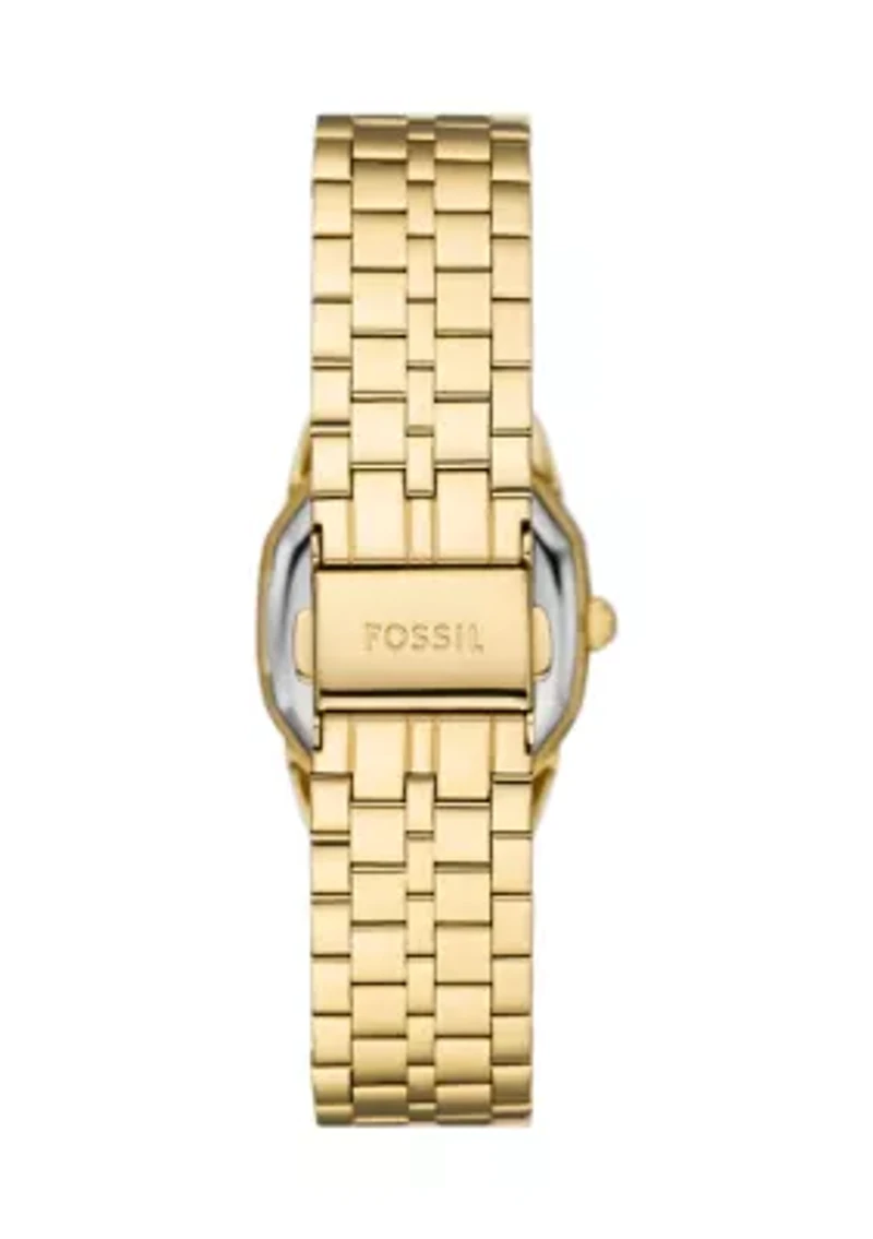 Harlow Three-Hand Gold-Tone Stainless Steel Watch