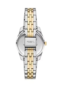 Two Tone Green Face Watch